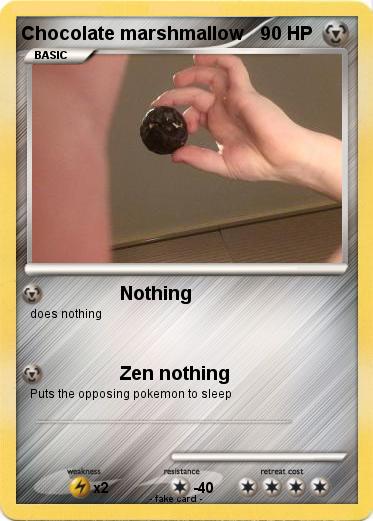 Pokemon Chocolate marshmallow