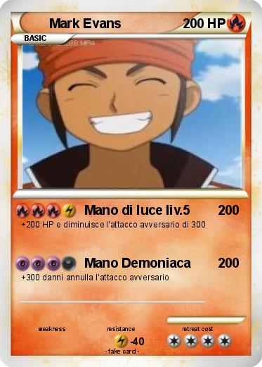 Pokemon Mark Evans