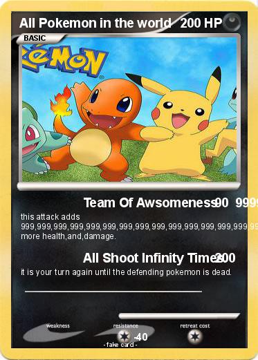 Pokemon All Pokemon in the world