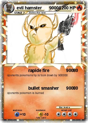 Pokemon evil hamster      90000