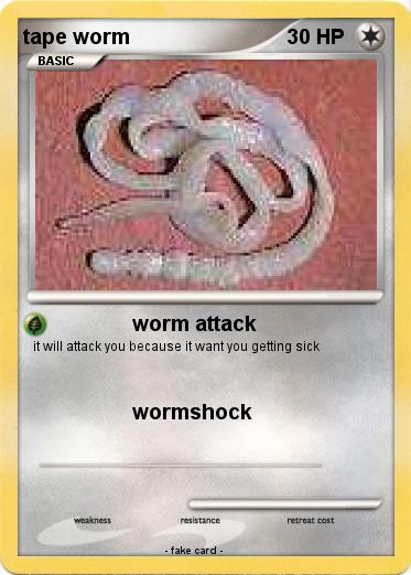 Pokemon tape worm