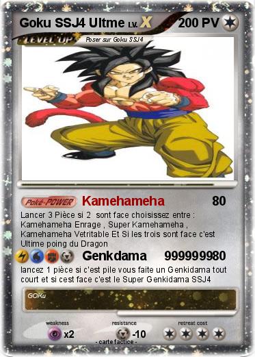 Pokemon Goku SSJ4 Ultme