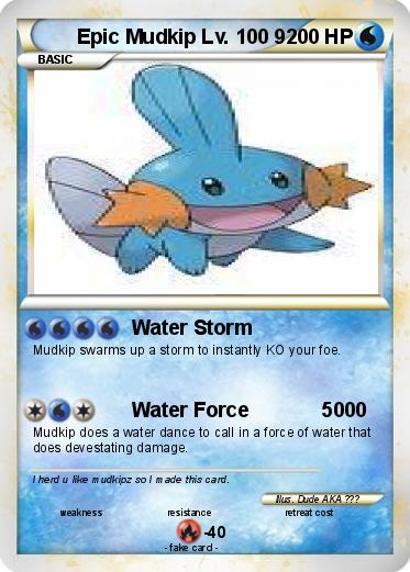 Pokemon Epic Mudkip Lv. 100 9
