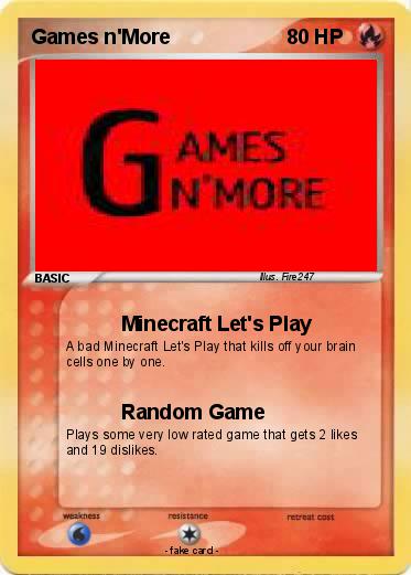 Pokemon Games n'More