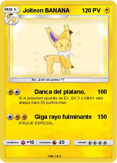 Pokemon Jolteon BANANA