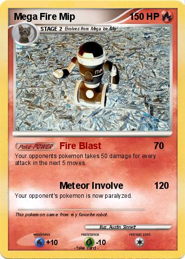 Pokemon Mega Fire Mip