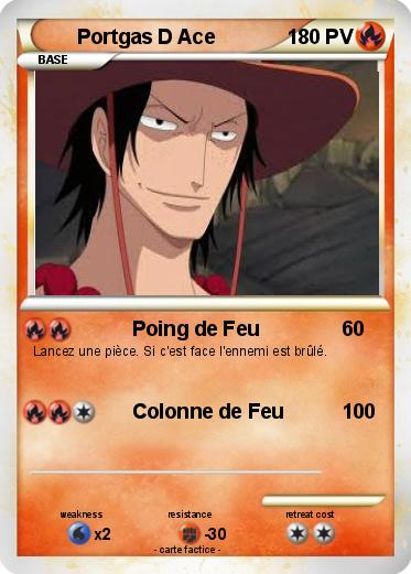 Pokemon Portgas D Ace