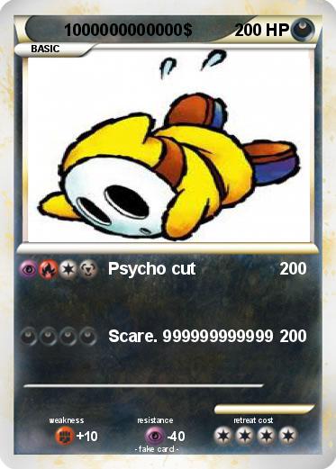 Pokemon 1000000000000$