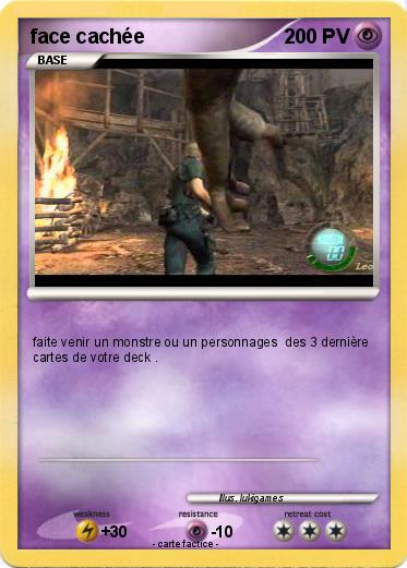 Pokemon face cachée