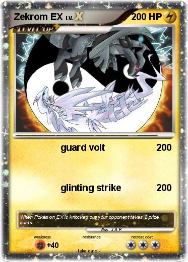 Pokemon Zekrom EX