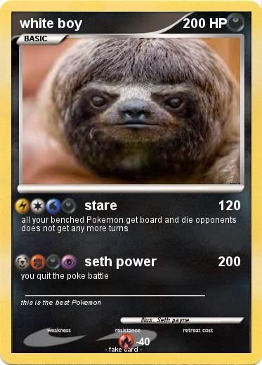 Pokemon white boy