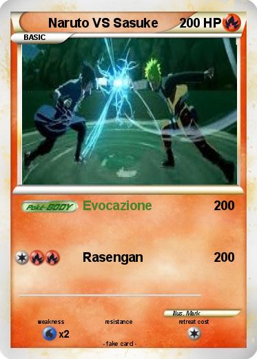 Pokemon Naruto VS Sasuke