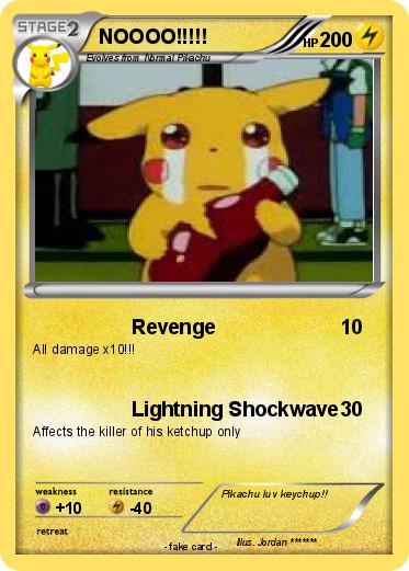 Pokemon NOOOO!!!!!