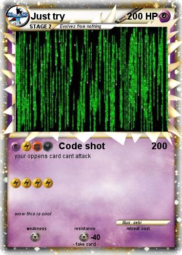 Pokemon Just try