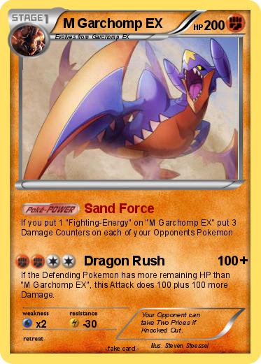 Pokemon M Garchomp EX