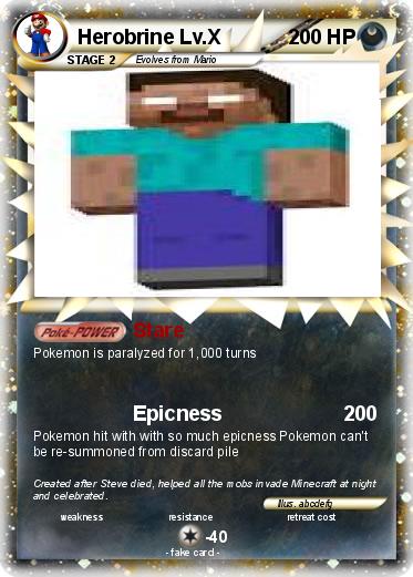 Pokemon Herobrine Lv.X