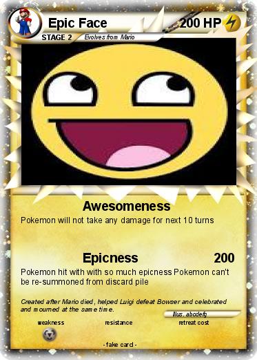 Pokemon Epic Face