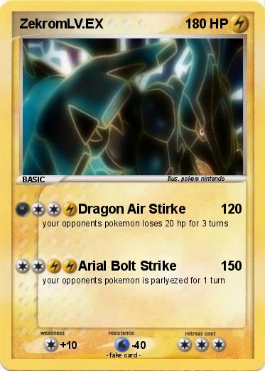 Pokemon ZekromLV.EX