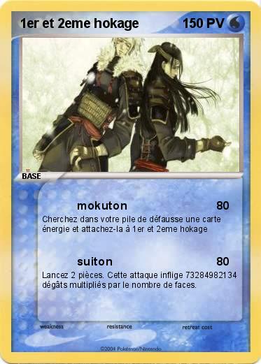 Pokemon 1er et 2eme hokage