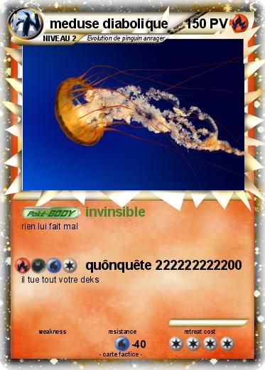 Pokemon meduse diabolique
