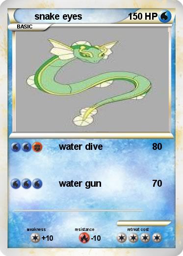 Pokemon snake eyes