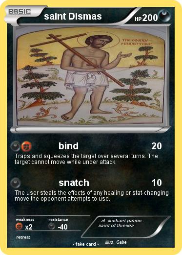Pokemon saint Dismas