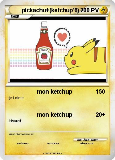Pokemon pickachu+(ketchup'6)