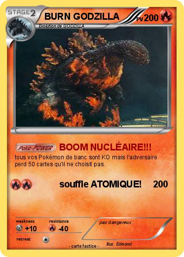 Pokemon BURN GODZILLA