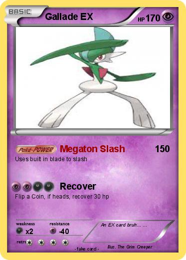Pokemon Gallade EX