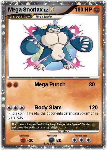 Pokemon Mega Snorlax