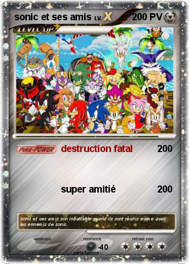 Pokemon sonic et ses amis