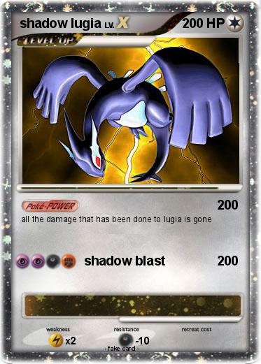 Pokemon shadow lugia