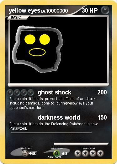 Pokemon yellow eyes