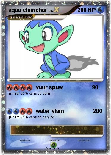 Pokemon aqua chimchar