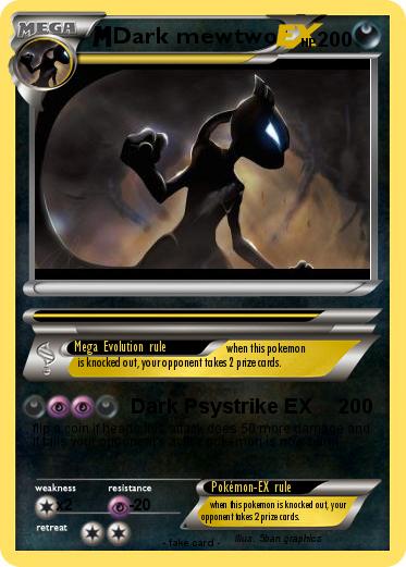 Pokemon Dark mewtwo