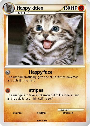 Pokemon Happy kitten