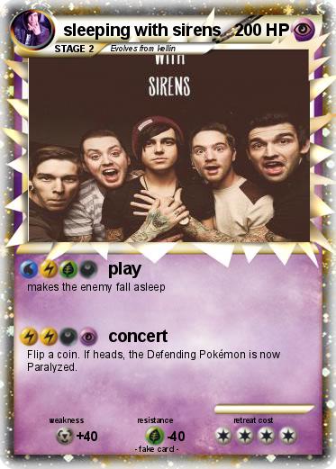 Pokemon sleeping with sirens