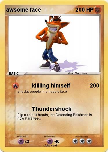 Pokemon awsome face