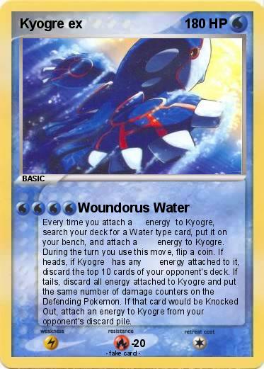 Pokemon Kyogre ex