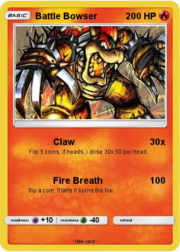 Pokemon Battle Bowser