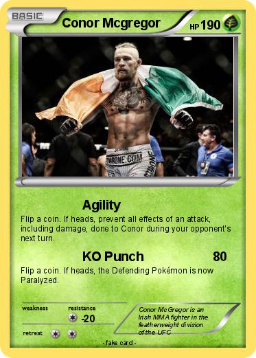 Pokemon Conor Mcgregor