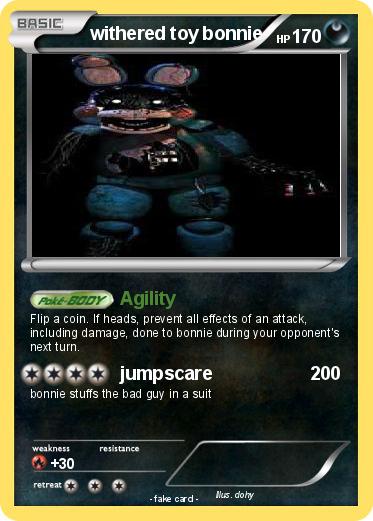 Pokemon withered toy bonnie