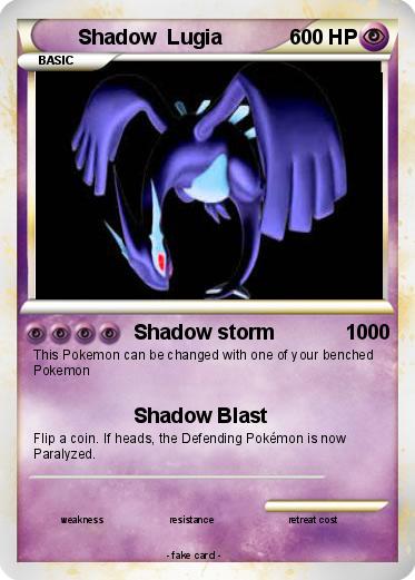Pokemon Shadow  Lugia