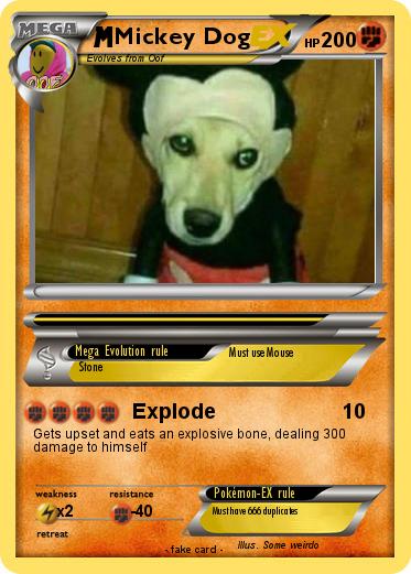 Pokemon Mickey Dog