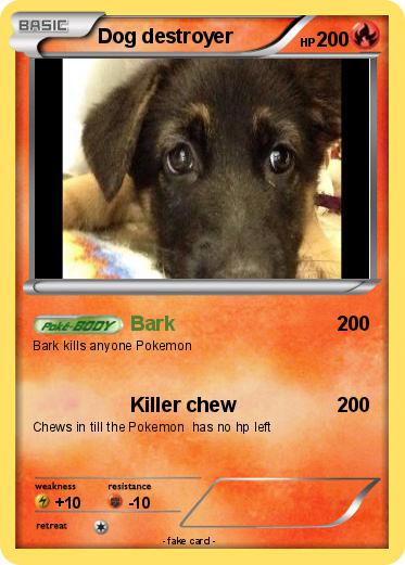 Pokemon Dog destroyer