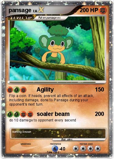 Pokemon pansage
