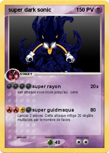 Pokemon super dark sonic