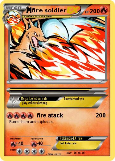 Pokemon fire soldier