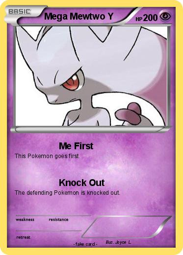 Pokemon Mega Mewtwo Y