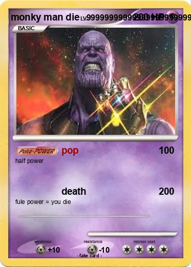 Pokemon monky man die